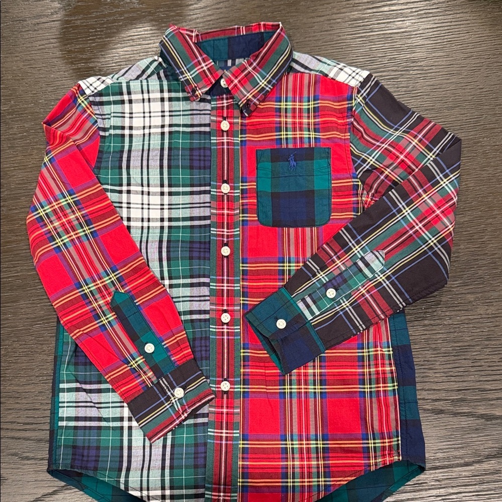 Polo by Ralph Lauren Colorful Plaid Kids Shirt